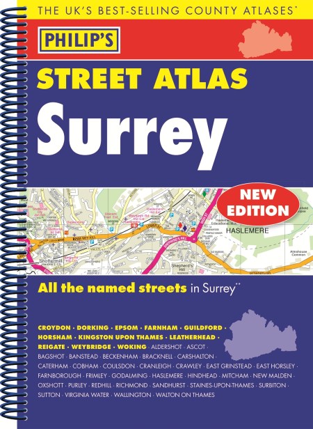 Philip's Street Atlas Surrey